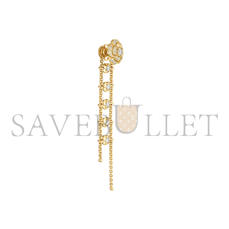 ch**el bouton de camÉlia S*pple transformable earrings j12837